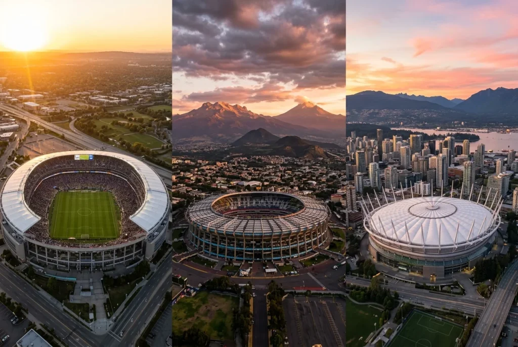 A 2026-os labdarúgó-világbajnokság 16 stadionja három országban — helyszínek, városok és kapacitások