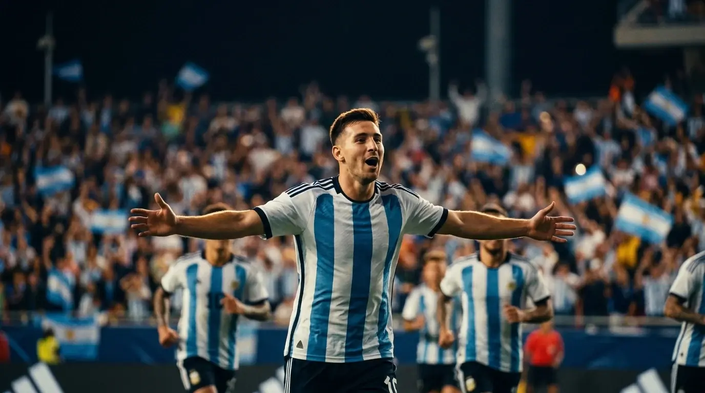 Lionel Messi a 2026-os VB rekordgóljának pillanatában