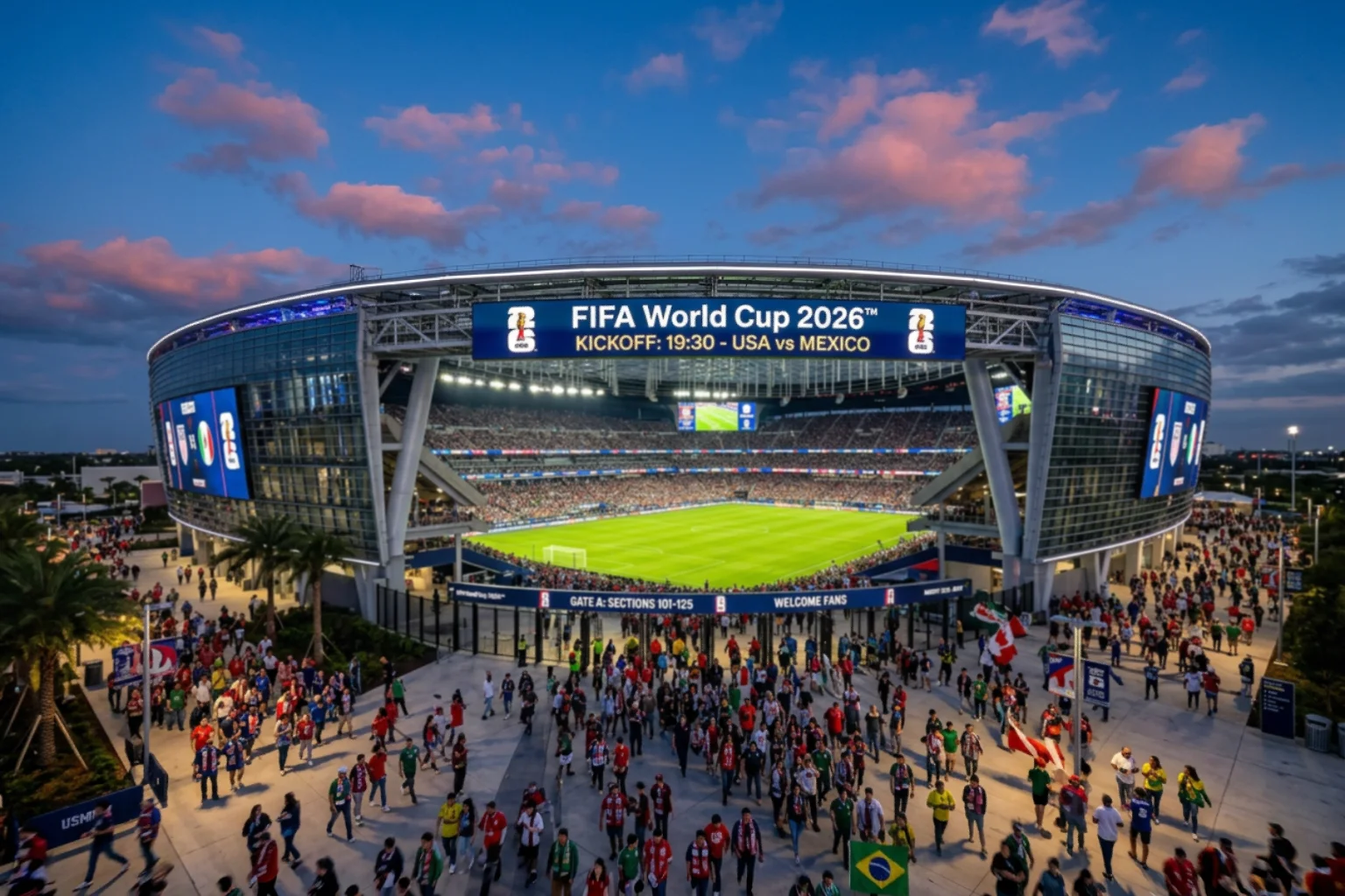 A 2026-os VB amerikai stadionjai — 11 helyszín az Egyesült Államokban kapacitással és kulcsmeccsekkel